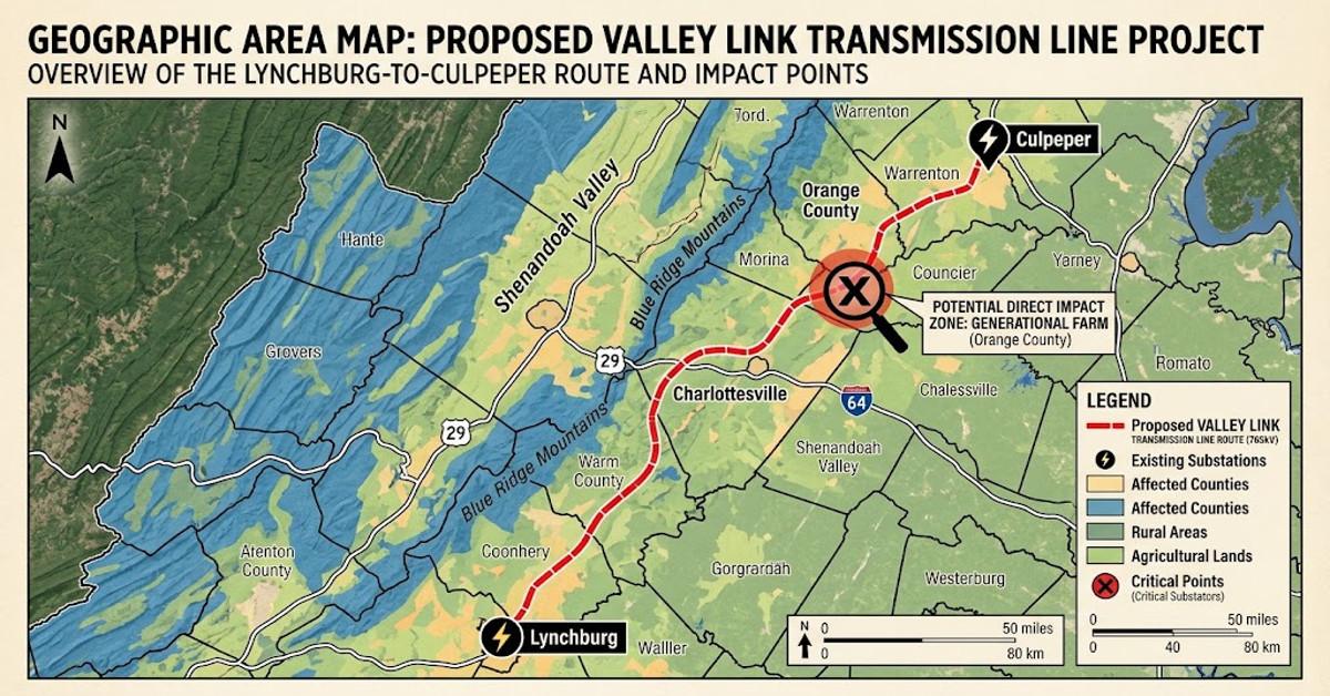 Valley Link Transmission Line Threatens Generational Farm In Orange County